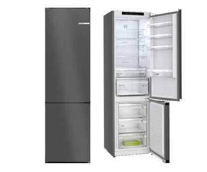 Lodówka Lodówka Bosch KGN39OCAF PerfectFit No Frost 203cm Ciemny Inox Klasa A 29dB 363L